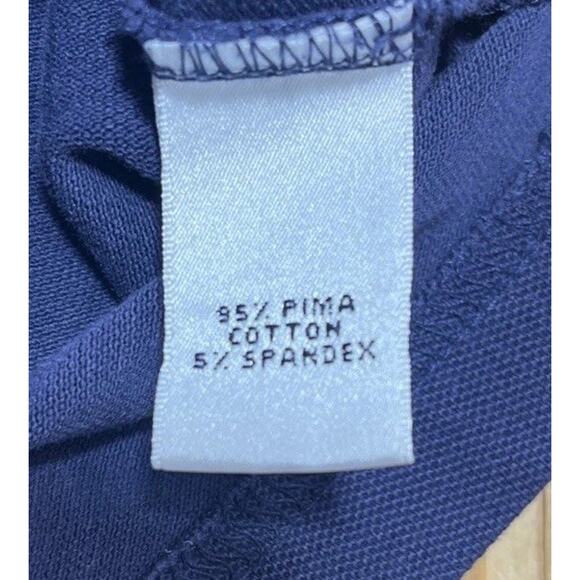 LILLY PULITZER Girls Blue Pima Cotton Short Sleeved Resort Fit Polo Shirt XL - Picture 7 of 7